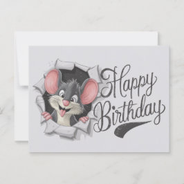 Postcards Happy Birthday Maus 07 Postkarte