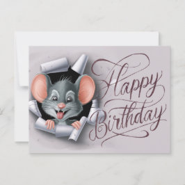 Postcards Happy Birthday Maus 08 Postkarte