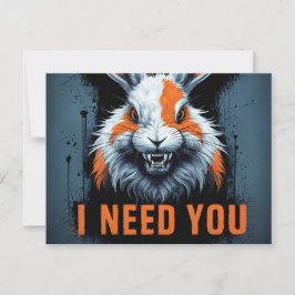 Postcards I Need You 07 Postkarte
