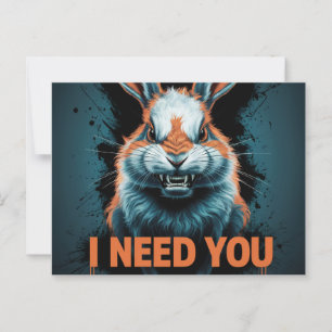 Postcards I Need You Postkarte