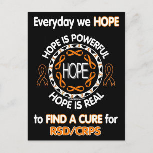 POSTCARDS...Jeden Tag HOFFEN wir...RSD/CRPS Postkarte