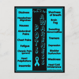 POSTCARDS.. POTS - Symptome Postkarte