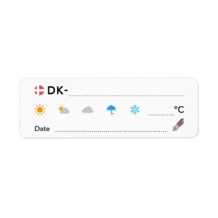 Postcross ID DK Dänemark Wetterdatum ラ ル