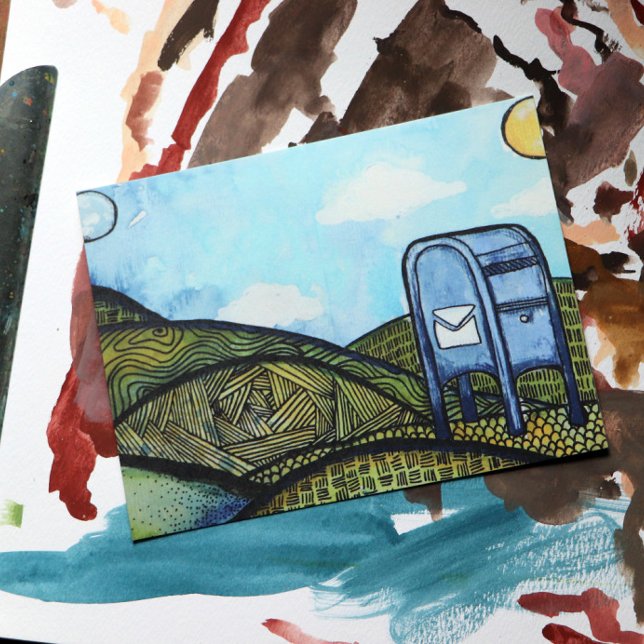 Postdienst Art Postkarte (Von Creator hochgeladen)