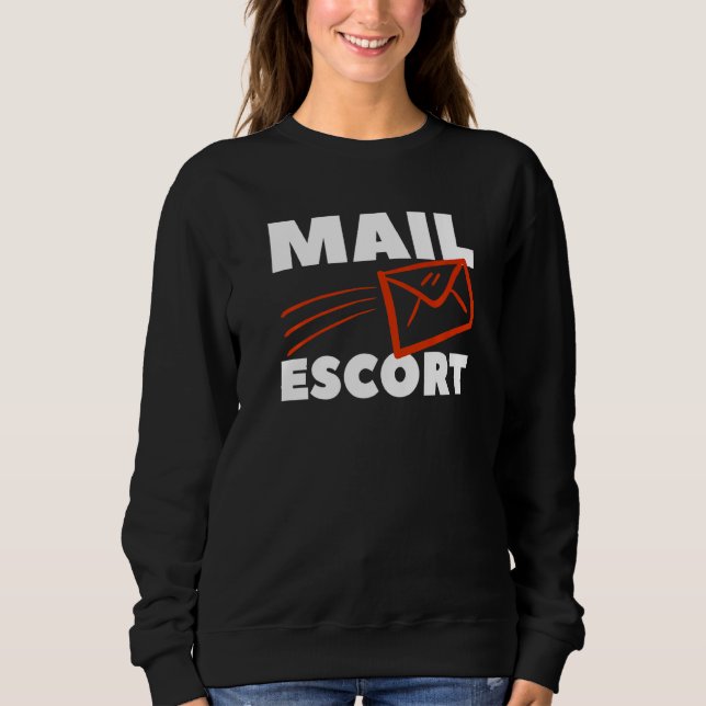 Postdienst für einen Postboten Sweatshirt (Vorderseite)