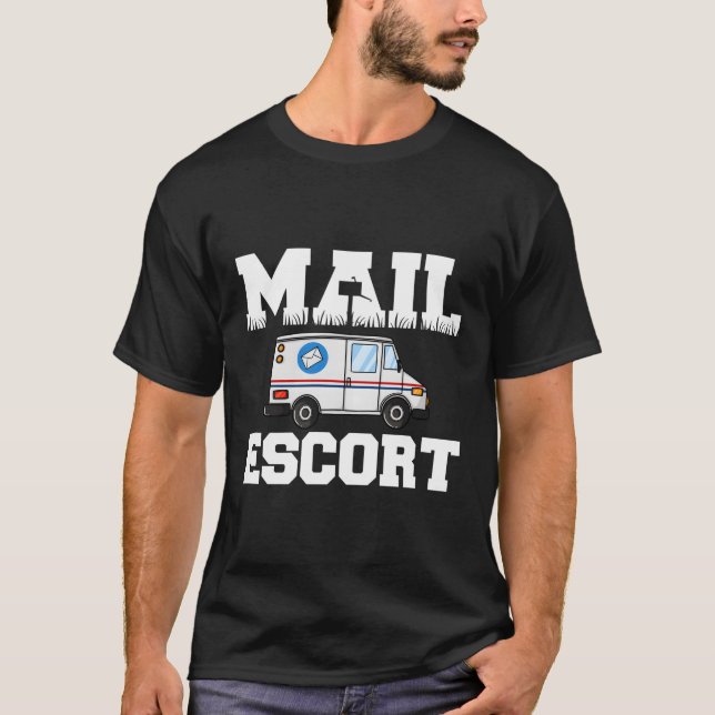 Postdienst Mailman Us Postman Worker T-Shirt (Vorderseite)