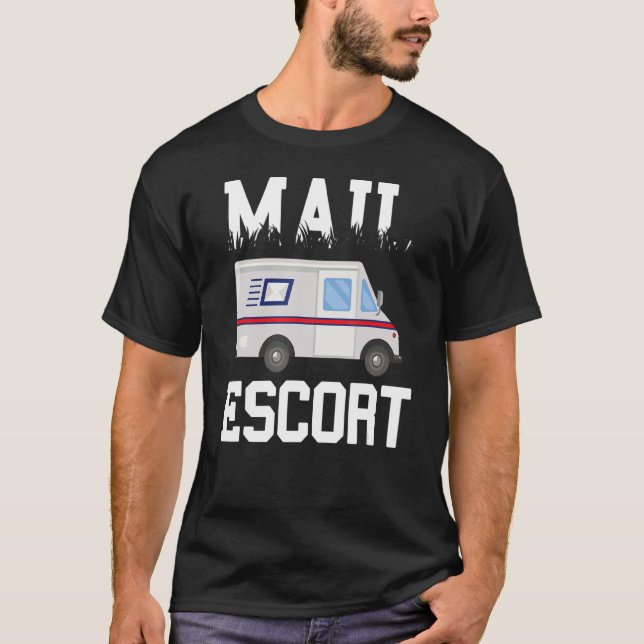 Postdienst Mailman Us Postman Worker T-Shirt (Vorderseite)