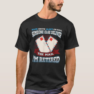 Postdienst-Rentengeschenk Briefträger Postbote Pos T-Shirt