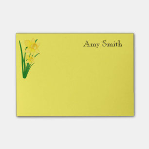 Posten-es-Anmerkung-Narzissen Post-it Klebezettel