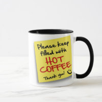 Posten HEISSER KAFFEE - Tasse