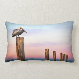Posten u. ein Strand des Pelikan- Fort Myers, Lendenkissen