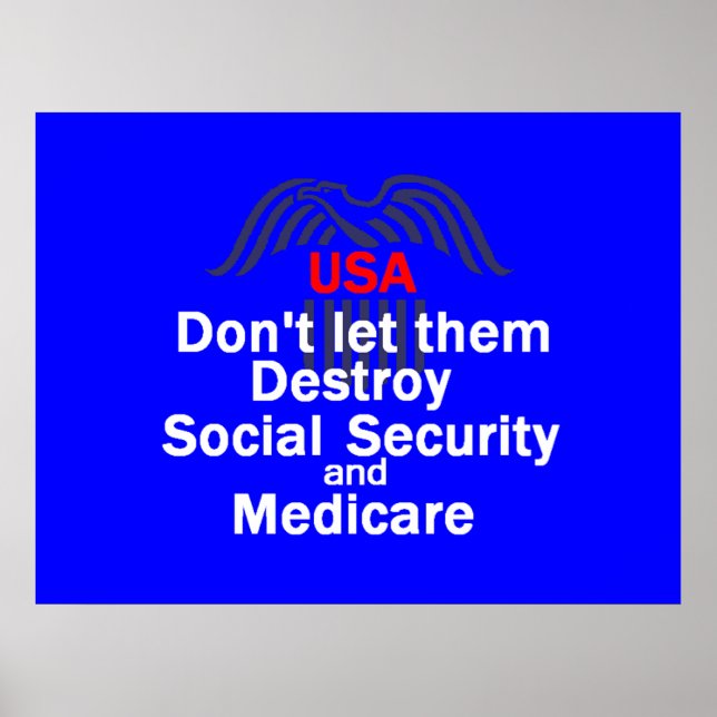 POSTEPrint "Social Security" Poster (Vorne)