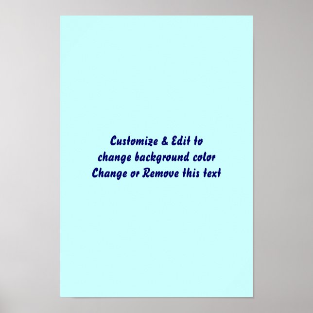Poster 11" X 16" Leere Bild und Text hinzufügen (Vorne)