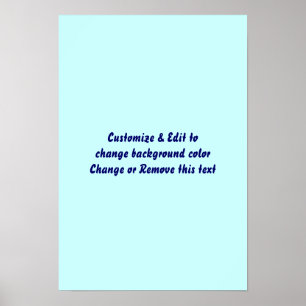 Poster 13" X 19" Leere Bild und Text hinzufügen