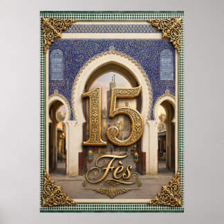 Poster 15 Fès Marokko