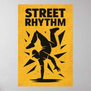 Poster 17, Street Rhythm, Vintag
