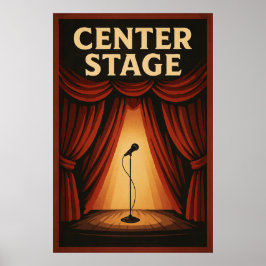 Poster 20, Center Bühne, Vintag