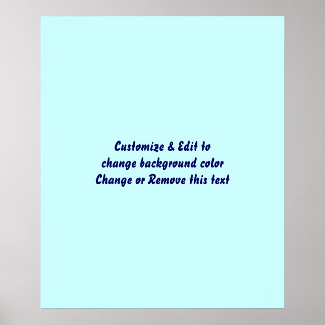 Poster 20" X 24" Leere Bild und Text hinzufügen (Vorne)