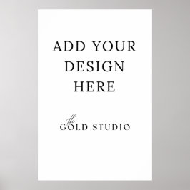 Poster 20 x 30 Zoll Blank Template