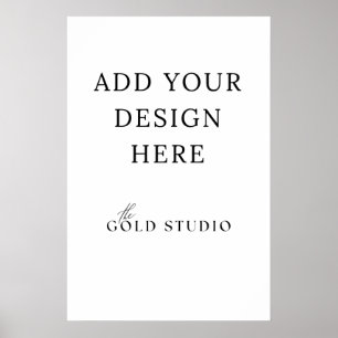 Poster 20 x 30 Zoll Blank Template