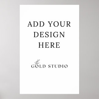 Poster 20 x 30 Zoll Blank Template