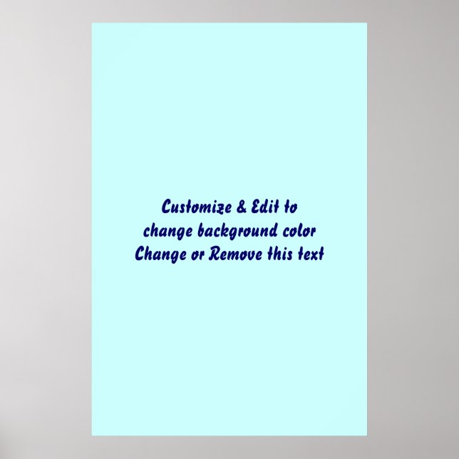 Poster 24" X 36" Leere Bild und Text hinzufügen (Vorne)