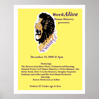 Poster 2, Word, Alive, Drama Ministrypräsentiert:,