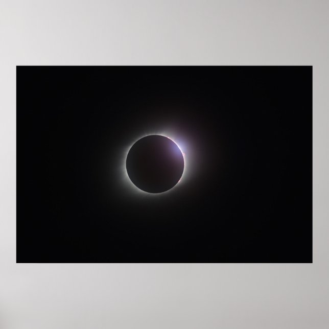 Poster 36" x 24" insgesamt - Eclipse 2017 (Vorne)