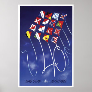 Poster 40 Jahre NATO OTAN 1949-1989