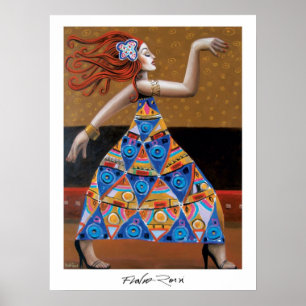 Poster 45,72x60,96cm: A Dama von Flavio Rossi