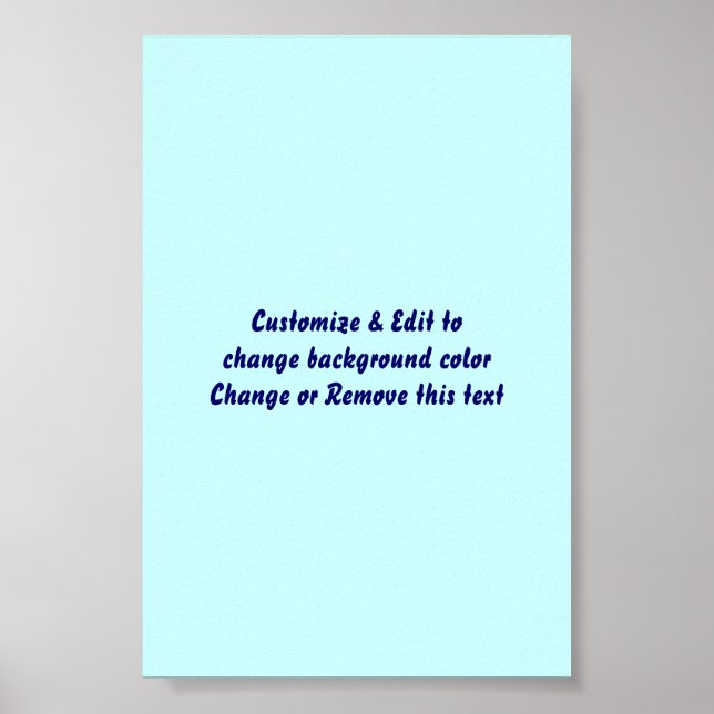 Poster 4" X 6" Leere hinzufügen (Vorne)