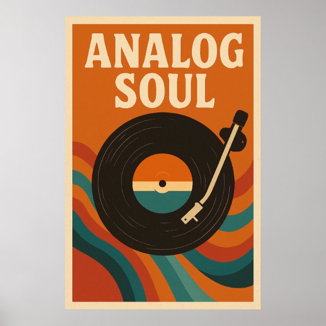 Poster 6, Analoges Soul, Vintag (Vorne)
