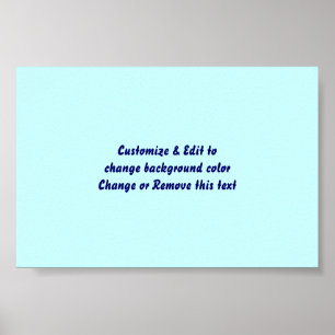 Poster 6" X 4" Leere hinzufügen