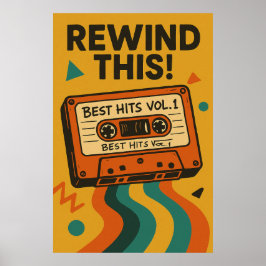 Poster 7, Rewind Dies, Vintag!