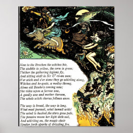 Poster 8x10 Vintag Illustration Hexen Faust