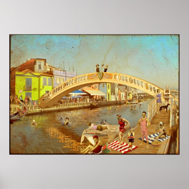 Póster A Ponte dos Carcavelos de Aveiro (Portugal) Poster (Vorne)