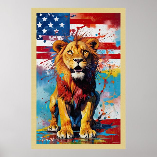 Poster Abs. 2505 Lion (Vorne)