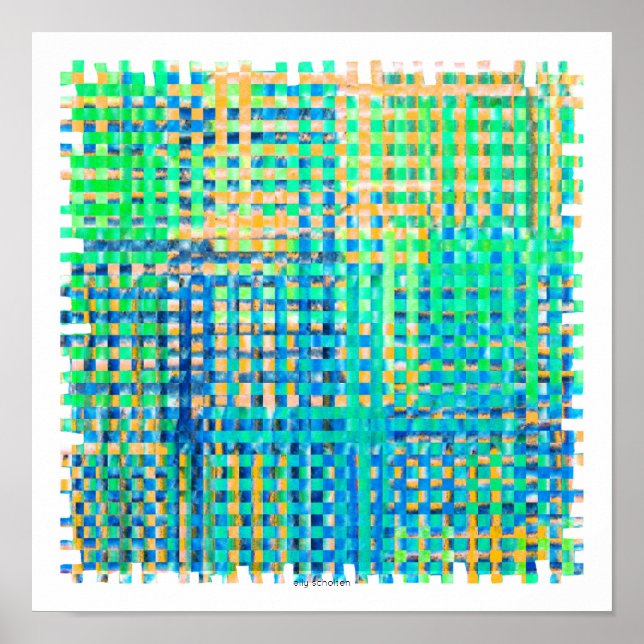 poster abstract square (Vorne)