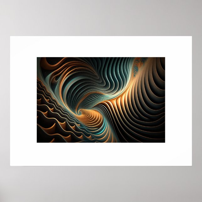 Poster Abstrakt Art (Vorne)