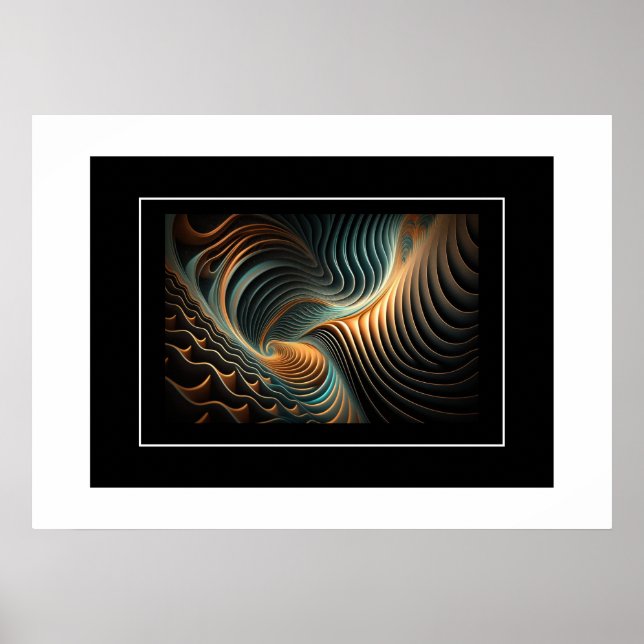 Poster Abstrakt Art (Vorne)