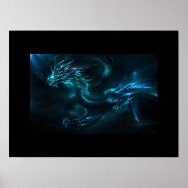 Poster-Abstrakt Art-Dragon Poster (Vorne)