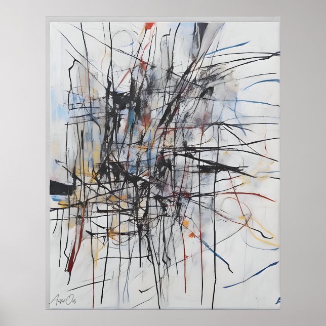 Poster | Abstrakte Kunst | AI-Inhalt (Vorne)