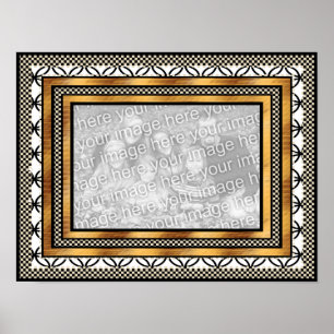 Poster "ADD Your Photo" Art Deco Frame
