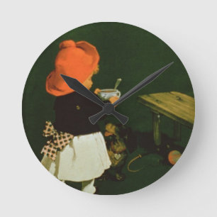 Poster advertising for 'Kathreiner's Malt Coffee' Runde Wanduhr