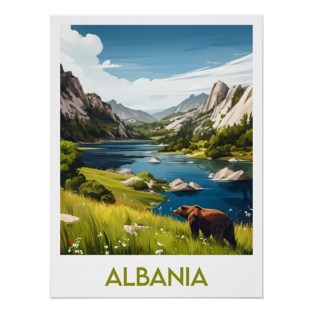 Poster Albania (Vorderseite)