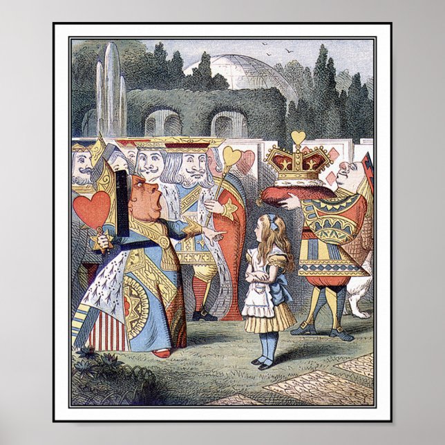 Poster: Alice trifft die Königin des Herzens Poster (Vorne)