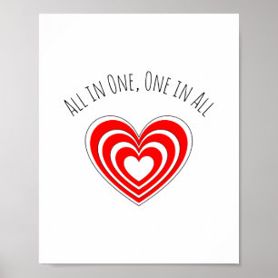 Poster "All in One, One in All"