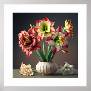 Poster Amaryllis Blume