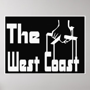 Poster an der Westküste