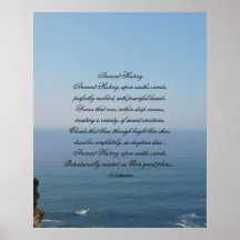 Poster Ancient History Gedicht auf Foto